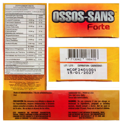 25 Cajas OSSOS SANS FORTE, NATURACASTLE en internet