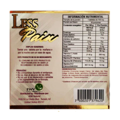 8 Cajas LESS PAIN, FWV NATURAL, artritis - Ab Naturista