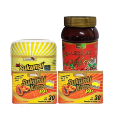 KIT 2 Cajas SUK MAX + 1 Gel SUK MAX + 1 Cafe LESS LESS FWV NATURAL, NATURACASTLE