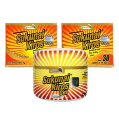KIT 2 Cajas + 1 Gel SUKUNAI KIROS, NATURACASTLE