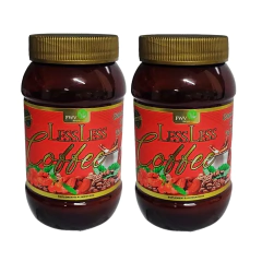2 Botellas LESS LESS COFFEE, FWV NATURAL, digestion