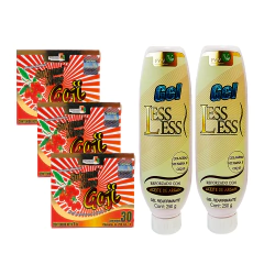 Kit 3 Cajas SUK. GOJI + 2 Gel LESS LESS FWV NATURAL, NATURACASTLE