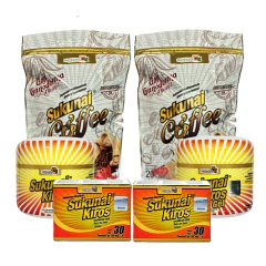 KIT 2 Cajas + 2 Gel + 2 Cafes SUKUNAI KIROS, NATURACASTLE