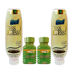 KIT 2 Frascos SKONER + 2 Gel LESS LESS FWV NATURAL, NATURACASTLE