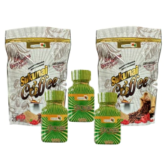 KIT 3 Frascos SKONER + 2 Cafes SUKUNAI KIROS, NATURACASTLE