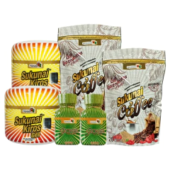 KIT 2 Frascos SKONER + 2 Gel SUKUNAI + 2 Cafes SUKUNAI, NATURACASTLE