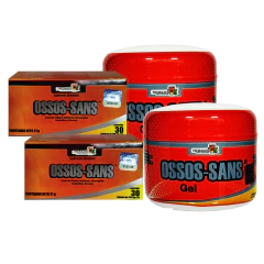 KIT 2 Cajas + 2 Gel OSSOS SANS, NATURACASTLE