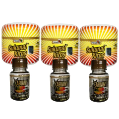 KIT 3 Frascos XABIANY MANGO AFRICANO + 3 Gel SUKUNAI KIROS, NATURACASTLE