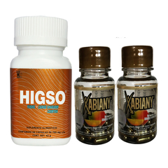 KIT 2 Frascos XABIANY Mango Africano + 1 Frascos HIGSO NATURACASTLE, Higado graso