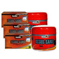 KIT 3 Cajas + 2 Gel OSSOS SANS, NATURACASTLE