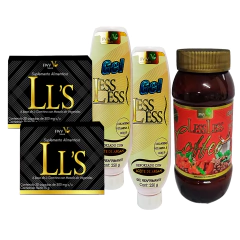 KIT 2 Cajas LLS + 2 Gel LESS LESS + 1 Cafe LESS LESS, FWV NATURAL