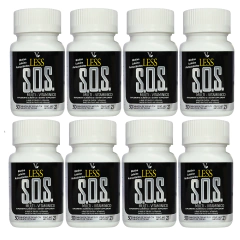8 Frascos LESS SOS Multivitaminico, FWV NATURAL, perdida de memoria