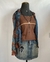 Blusa marrom alcinha - comprar online