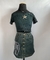 Cropped verde rendado - comprar online