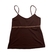 Blusa marrom alcinha