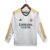 Camisa Home Real Madrid 23/24 Torcedor Manga Longa Adidas Masculina - Branco