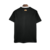 Camisa de treino masculina do Real Madrid 24/25 preta vista de costas com gola branca