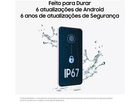 Imagem do Celular Samsung Galaxy A36 5G 128Gb Branco 6,7 Polegadas com AI