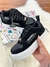 Tênis Feminino Sal e Pimenta Camurça 00051 Preto/Branco