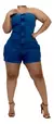 Macaquinho Jeans Feminino Plus Size Com Lycra 789030 na internet