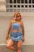 Conjunto Jeans de Shorts Saia Cargo 50786/87 na internet