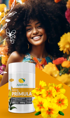 Óleo de Prímula 500mg 60 Cápsulas Soft Gel - Empório da Colméia