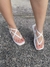 ￼Flat Sandália Feminina Tiras papete Plataforma Moderna - comprar online