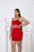 Imagem do Hebreus Atacado - Moda Blogueira - Vestido Curto Canelado Amarração Lateral Moda Gringa - Preto, Rosa, Azul, Vermelho, Branco