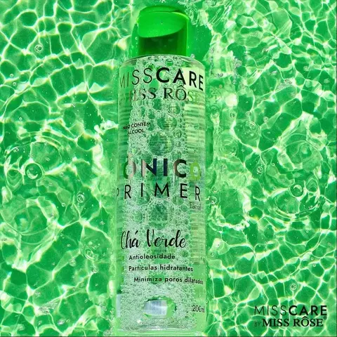Tônico Facial Primer Chá Verde - Miss Rose - comprar online