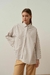 Camisa Crystal rayado blanco y beige - comprar online