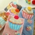Medias Soquetes Cupcakes - Osos y Betabeles