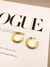 Argola Ágatha G dourado - comprar online