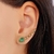 Brinco Ear Cuff esmeralda