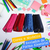 Kit Material Escolar Feminino Com Mochila Feminina Vermelha