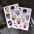Cartela adesiva em vinil especial - BTS OT7