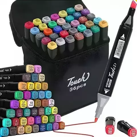 KIT CANETINHAS COLORIR 36 PCS - comprar online