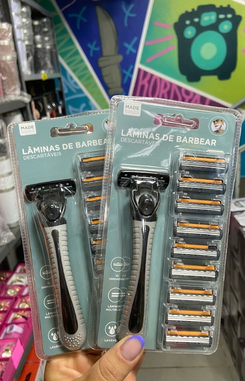 LAMINA DE BARBEAR COM REPOSIÇÃO
