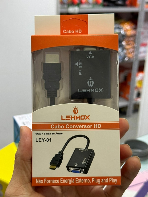 ADAPTADOR LEHMOX HDMI/VGA LEY01