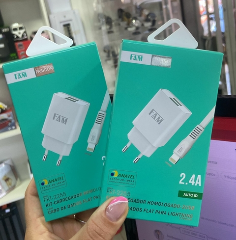 CARREGADOR FAM IPHONE USB FKT-2255