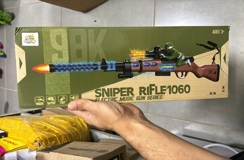 ESPINGARDA COM SOM E LUZ