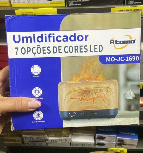 MINI DIFUSOR/UMIDIFICADOR MO-JC-1690