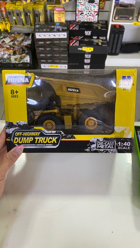 COLEÇÃO MAQUINARIOS HUINA 1:40