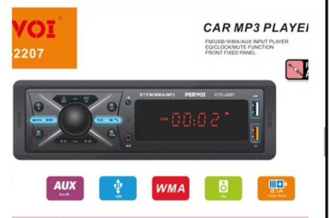 APARELHO DE SOM AUTOMOTIVO BLUETOOTH CTC-2207