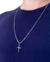 Corrente + Pingente Cruz