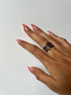 ANILLO ARO PLATEADO - comprar en línea