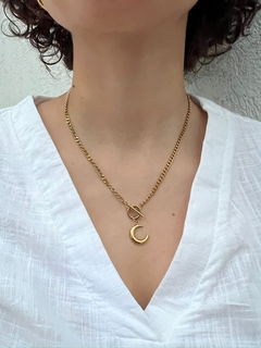 COLLAR LUNA DORADA - comprar en línea