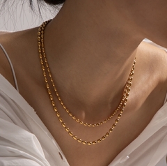 Double gold chain