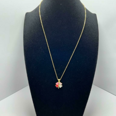 COLLAR TREBOL DE COLORES