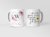 CANECA ALFABETO ROSAS MOTIVACIONAL - PACK950