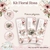 KIT FLORAL ROSA VL1 001 - La Belle Arte e Personalizados